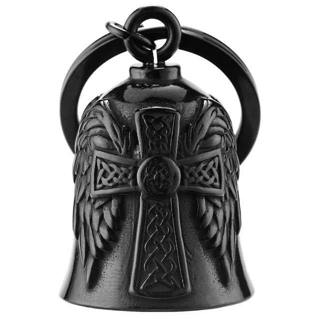 Motocicleta Angel Bell CyzBTBL para hombre y mujer, color negro