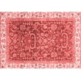 thumbnail image 1 of Ahgly Company Machine Washable Indoor Rectangle Oriental Red Traditional Area Rugs, 4' x 6', 1 of 4
