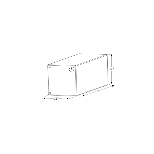 Icon Fresh Water Tank 12736 20 Gallon Capacity; Roto Molded