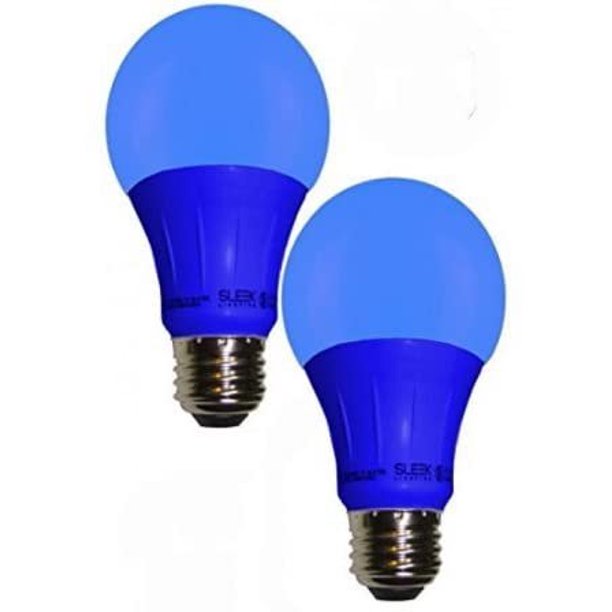 Sleeklighting Blue LED Light Bulb, A19 E26 Base Lightbulb 120 Volt 3