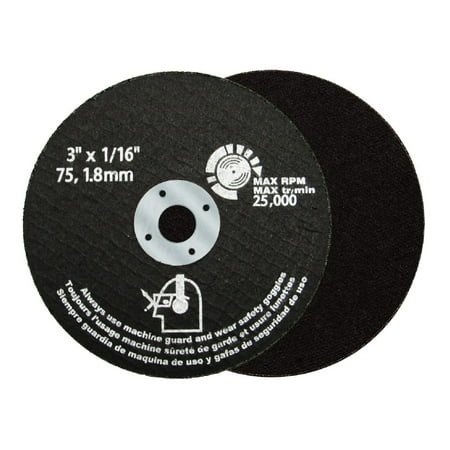 

Premium Metal Cutting Wheel 3 Inch x 1/32 Inch x 3/8 Inch - Pack of 25