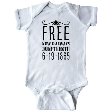 

Inktastic Free- Now and Always- Juneteenth 6-19-1865 Gift Baby Boy or Baby Girl Bodysuit