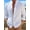 White, variant on Men's Linen Shirt Long Sleeve Button Down Collar T Shirt Tops Casual Solid Color Summer Vacation Beach Blouses