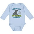 thumbnail image 3 of Inktastic Rhino That My Grandpa Loves Me with Cute Rhinos Boys or Girls Long Sleeve Baby Bodysuit, 3 of 5