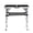 Black | 2ft, variant on IVV White Foldable Camping Table, Lightweight Aluminum Alloy Picnic Table with Storage Mesh, for Indoor Outdoor Beach Patio BBQ, 23.83"L x 15.83"W x 23.63"H