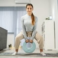thumbnail image 2 of Soozier 22lbs Kettlebell Kettle Bell with Wide Handle, Light Grey, 2 of 9