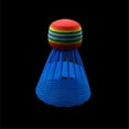 thumbnail image 4 of Paquete de 10 volantes de bádminton, volantes de bádminton estables y duraderos de nailon, para entrenamiento deportivo en interiores y exteriores, pelotas de bádminton, 4 of 5