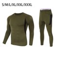 thumbnail image 2 of Guardurnaity Ropa interior térmica de invierno para hombre, mallas para mantener el calor, conjuntos de ropa para hombre, calzoncillos transpirables y Camisetas Verde oscuro XXL Guardurnaity AP013256-05, 2 of 6