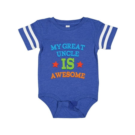 

Inktastic My Great Uncle is Awesome Gift Baby Boy or Baby Girl Bodysuit
