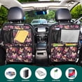 thumbnail image 5 of Qxltty Christmas Element Corgi Car Seat Back Protectors 2 pack with 3 Pocket Storage Bag Universal Fit Automotive Interior Decoration, 5 of 7