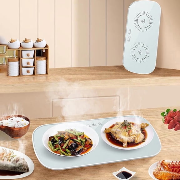 Electric Warming Tray,Portable Warming Mat with Rapid Even Heat Distribution,Smart Constant Temperature Heating Food Warmer Server,for Restaurants House Parties Dinners