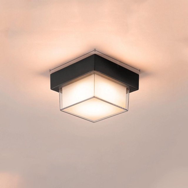 Feltree Suspension Extérieure Étanche - Design Moderne Simple pour Patio, Porche, Entrée, Balcon avec Éclairage Doux