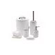 thumbnail image 1 of Juego De Accesorios De Baño De 6 Piezas Elegante Y Simple Blanco, 1 of 4