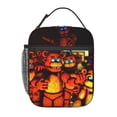 thumbnail image 6 of Five Nights At Freddy'S Lunch Bag, Insulated Reusable Lunch Box, Large Capacity Lunch Tote Bag For Office Work Picnic Hiking Beach, Portable Cooler Bag, Keep Food Fresh, 6 of 9