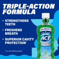thumbnail image 4 of ACT Rince-Bouche Anti-Caries Sans Alcool au Fluorure 18 fl. oz., avec Tasse de Dosage Précise, Menthe, 4 of 5