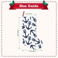 thumbnail image 3 of Sikiie Navy Blue Anchors Christmas Stockings,18 Inches Christmas Stockings Xmas Hanging Stockings for Family Christmas Decorations & Gifts, 3 of 7