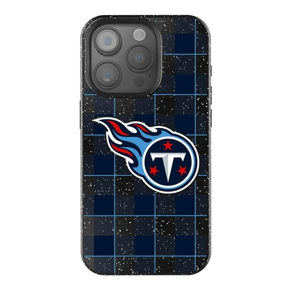 Keyscaper Tennessee Titans Plaid Bling iPhone Case