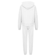 thumbnail image 5 of Womens 2 Piece Sweatsuits Oversized Hoodies Sweatshirt Wide Leg Sweatpants Matching Sets Lounge Tracksuits Outfits White L, 5 of 7