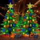 thumbnail image 1 of Árbol de Navidad solar Ohwewant de 3.6 pies con 100 LED, 8 modos, paquete de 2, 1 of 9