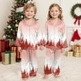 thumbnail image 4 of Gubotare Christmas Gifts for Girls Girls Boys Pajamas Sets Long Sleeve Warm Fall Winter Sleepwear Pjs Kids Solid Shirts and Pants Size 7-8 (Watermelon Red,7-8 Years), 4 of 6