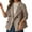 Coffee, variant on Women's Casual Jacket Double Short Blend Trench for Everyday Wear Suitable Spring and Autumn Outerwear Polished Yet Relaxed Women's Bomber Jacket Casual Coat
