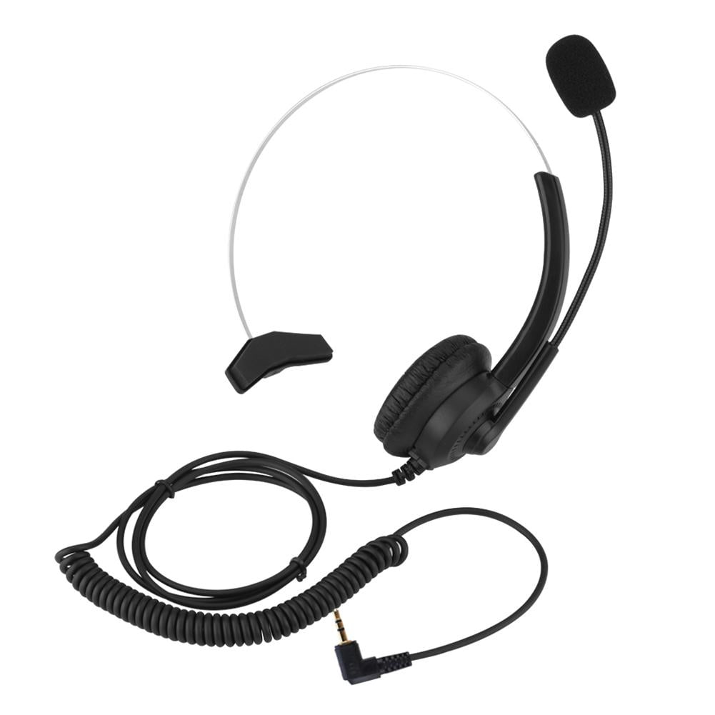 Headset with Microphone for Call Center, Noise Cancelling Computer