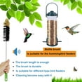 thumbnail image 4 of TAROFISH Bottle Brush Long Handle Cleaner Brushes for Cleaning Neck Bottles Baby Bottles Water Bottles Tumblers Flask Bird Feeder Vase and Home Kitchen Sink Cleaning Brush 16 Inch,1,1PC, 4 of 10