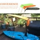 thumbnail image 4 of Sonducket Parasol para barco, parasol reutilizable para canoa, dosel para deportes al aire libre con bolsa de almacenamiento Deportes acuáticos Color de camuflaje, 4 of 6