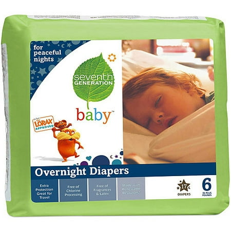 diapers seventh generation overnight baby ct