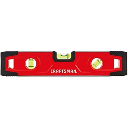 Craftsman 9 in. Plastic Torpedo Level 3 Vial
