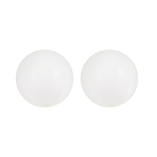 Unique Bargains 2 Pcs Balles en Plastique Solides en Nylon PA 28mm G3 Boule de Roulement de Précision
