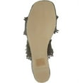 thumbnail image 4 of Cecelia New York Lady Zara Platform Sandals Women Slip On Open Toe Heel Wedge Sandal (Black, 10), 4 of 7