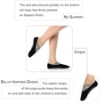thumbnail image 3 of Calcetines antideslizantes negros de la yoga, calcetines antideslizantes para las mujeres de la aptitud del ballet de Pilates de la yoga, 3 of 4
