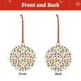 thumbnail image 2 of Disketp Ice Cream Popsicles The Christmas Ornaments, Christmas Tree Acrylic Hanging Decorations Pendant Christmas Decor Indoors Home Party-Round Shape, 2 of 7