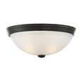 thumbnail image 3 of Sleek 2-Light Ceiling Light in English Bronze, 3 of 5