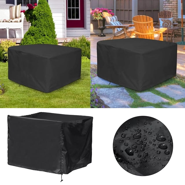 Housse de Feu Carrée Housse de Patio Extérieur Tissu Anti-Fissure pour Patio Extérieur Draps pour Canapé Housse de Canapé Sectionnel Housse de Canapé d'Angle Housse de Canapé pour Animaux