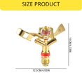 thumbnail image 3 of Sturdy Tools Clearance!!!Spray Nozzle 1.27 Cm (1/2 In) Alloy 360 Rotation Tilt Lever Alloy Nozzle Rotating 360 Garden Spray Irrigation Water Machine Watering Flower Land Sharp Agricultural Use, 3 of 9