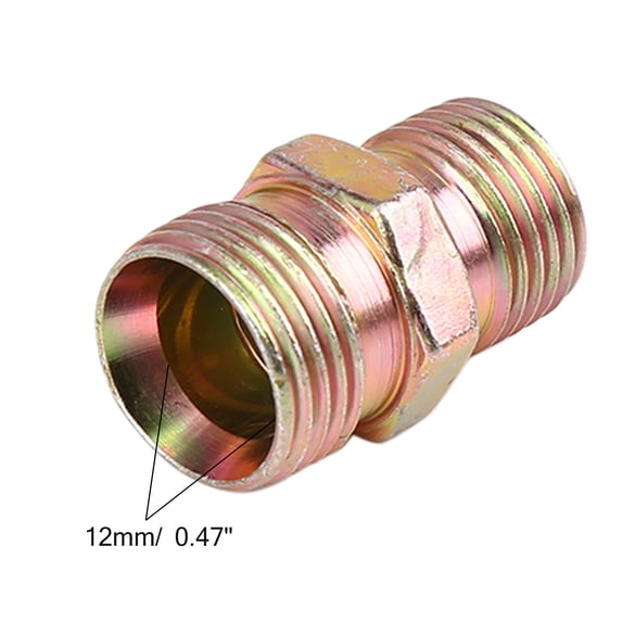 Unique Bargains 2pcs M16 x 1.5mm to M18 x 1.5mm Auto Car Straight Air Pipe Fitting Connector Adapter