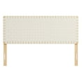 thumbnail image 3 of Modway Queen Sparta Weave Vegan Leather Headboard, Beige, 3 of 8