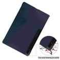 thumbnail image 2 of Case for Samsung Galaxy Tab S10 Ultra 14.6" 2024, Folio Tri-fold Stand Smart PU Leather / Hard Back Cover with Auto Wake/Sleep Magnetic Ligthweight Slim Fit Drop Protective for Tab S10 Ultra, Darkblue, 2 of 11