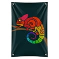 thumbnail image 1 of Rainbow Chameleon Home Business Office Sign, 1 of 3