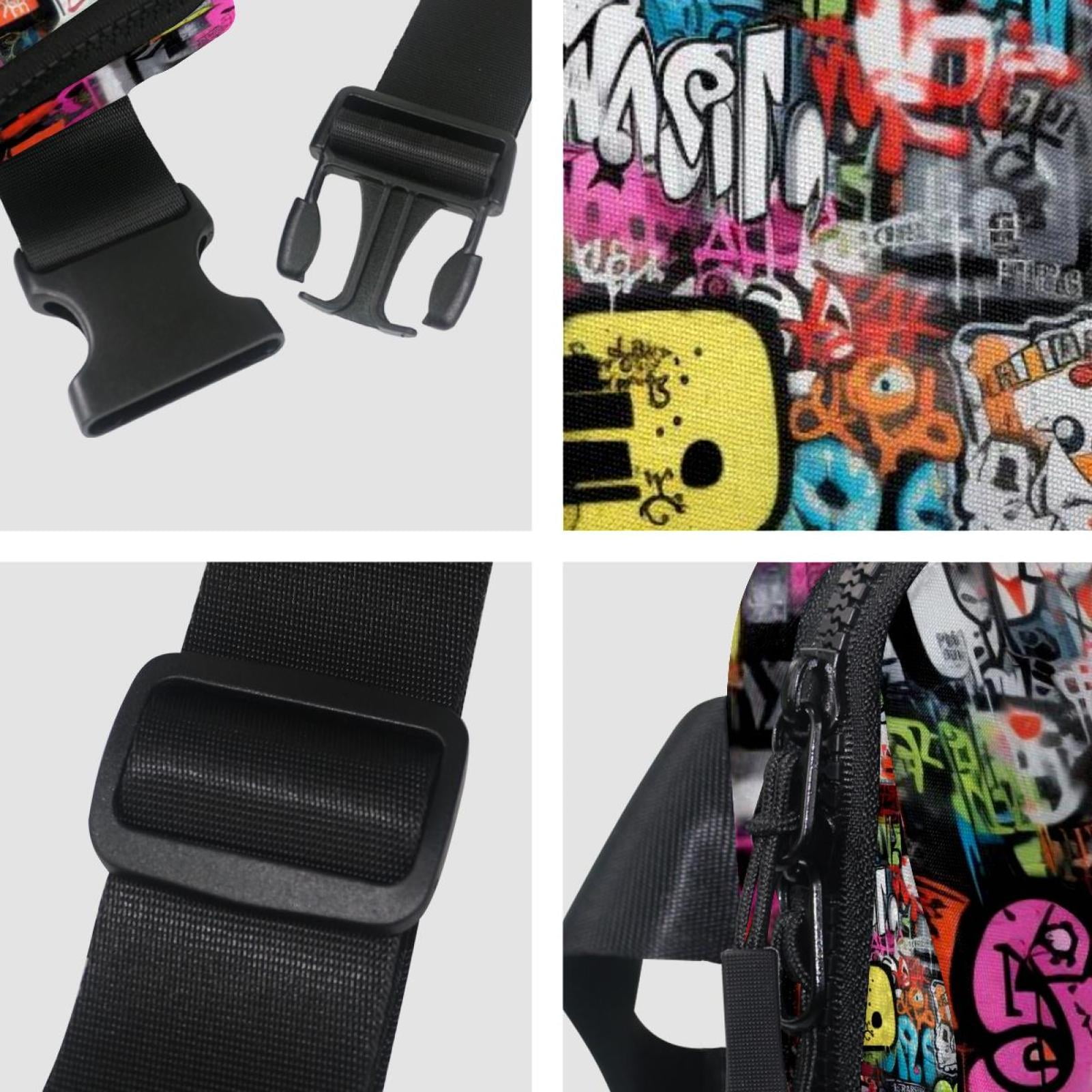 Christmas Lightweight Adjustable Running Belt Bag Fanny Pack Waist Pack with Extension Strap Unisex