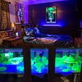 thumbnail image 5 of Tubo LED de luz negra elegante de 395 nm y 10 W, barra de luces ultravioleta de 48 LED, luz de discoteca para DJ, luz negra para Halloween, fiesta de Navidad, pintura corporal, maquillaje de neón P, 5 of 5