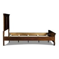 New Classic Furniture Tamarack Contemporary Solid Wood 3/3 Twin Bed in Cherry