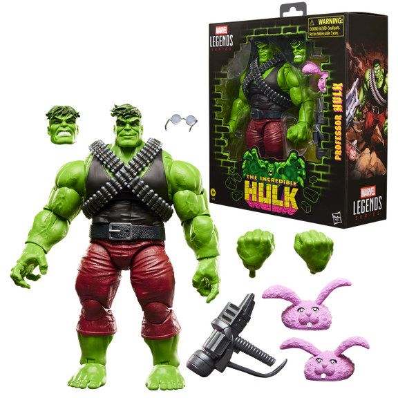Marvel Legends Series Professor Incredible Hulk Action Figure, Ages 4 