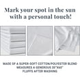 thumbnail image 5 of Let's Make Memories Personalized Beach Towel - Vacation Gear - for Beach, Pool, Camp, Vacation, 5 of 10