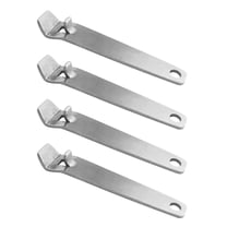 COSMOBETTY 4Pcs Multi Function Bottle Opener Silver Hand Held Lifter for Can Opening Home Bar Party Supplies