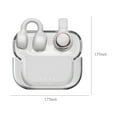 thumbnail image 2 of Bluetooth Earbuds, Hwkond Wireless Ear Clip Skeleton Conduction HeadphonesBluetooth 5.3 Waterproofs Open Ear HeadphonesApply For RunningSportsCyclingDriving, White, Up to 60% Off, 2 of 8
