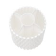 thumbnail image 3 of Organizador giratorio de brochas de maquillaje con tapa, soporte de 360 grados, caja de almacenamiento de cosméticos impermeable a prueba de polvo para Baño, 3 of 8