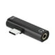 thumbnail image 1 of Adaptador USBC a 3.5mm Tipo C. 2 en 1 Audio 3.5mm Adaptador para Cargar y Escuchar Canciones, 1 of 4